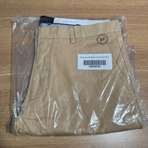 Combatant Gentlemen Slim Khaki Stretch Chino Size 34x34 New